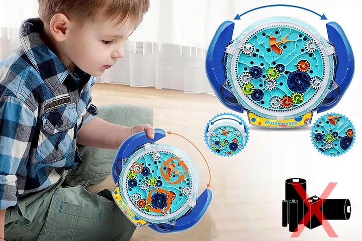 NAJLEPSZY PREZENT DLA 3 4 5 6 7 8 9 LATKA Gra logiczna Labirynt 3D ZABAWKA