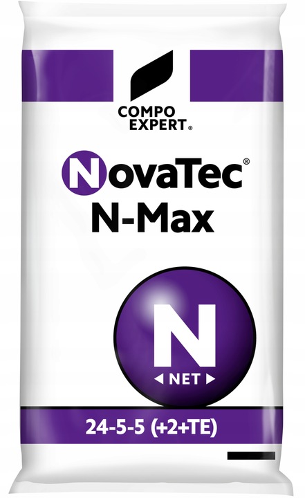 Compo Expert Novatec N-max 25kg Nawóz do Trawy Szybki Wzrost 24-5-5