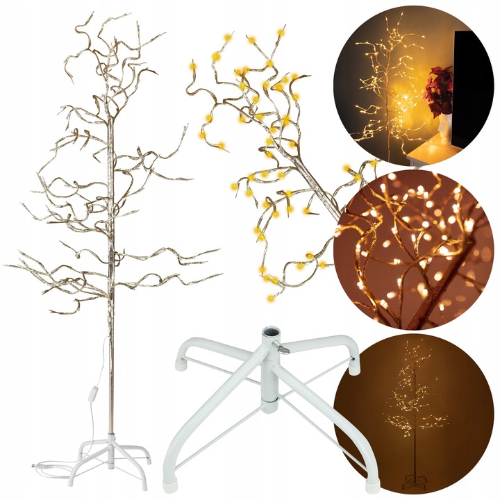 Drzewko OZDOBNE ŚWIATEŁKA 180 LAMPKI LED Ozdoba 150cm