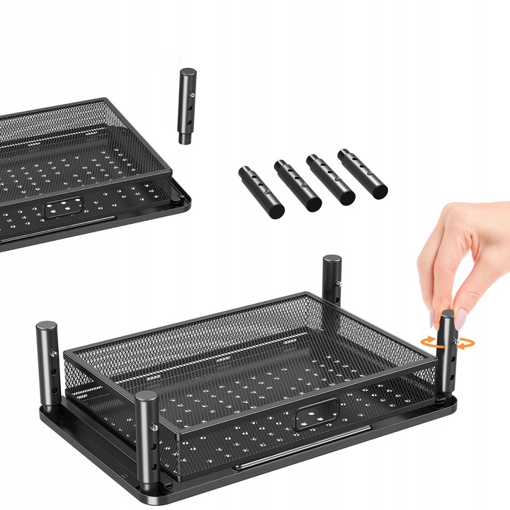 PODSTAWKA POD MONITOR LCD Z SZUFLADĄ LAPTOP REGULOWANA Z SZUFLADĄ
