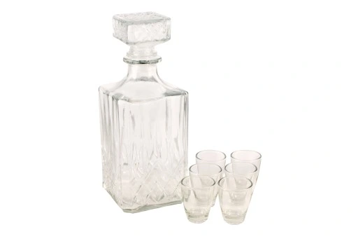 Karafka na alkohol 6 kieliszków kieliszki prezent URODZINY 18-99 WZORY