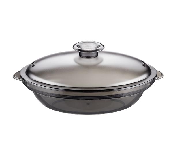 Parowar Amica PT3012 900W 10,8L 3 Pojemniki Wyświetlacz Timer Biały