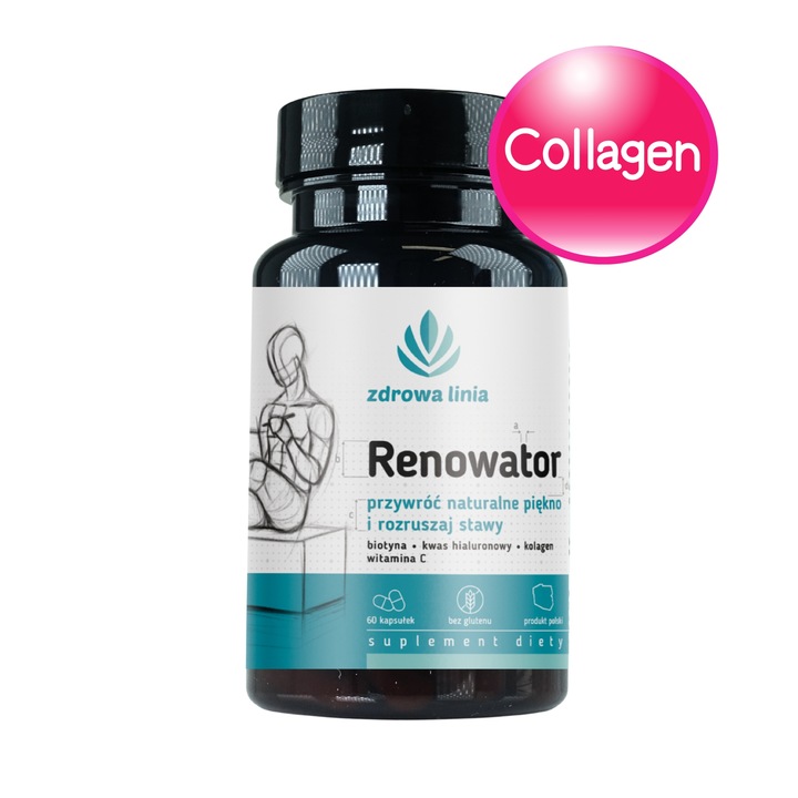Renowator Kolagen Naticol kwas hialuronowy wit C na stawy skórę paznokcie