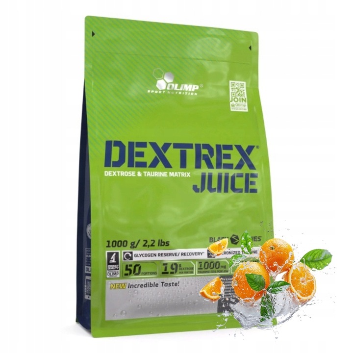 OLIMP DEXTREX JUICE 1000G DEKSTROZA WĘGLOWODANY