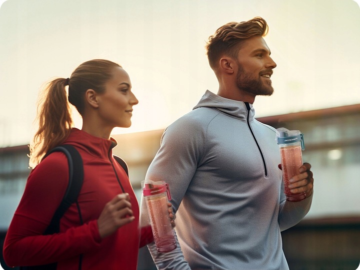 Blender ręczny kielichowy do koktajli 2 butelki smoothie 350W