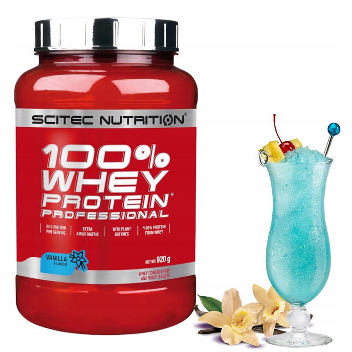 SCITEC 100% Whey Protein Professional 920g BIAŁKO