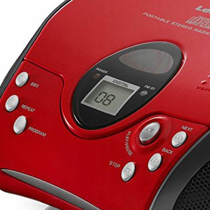 Radioodtwarzacz Lenco SCD-24 Czerwono Czarny