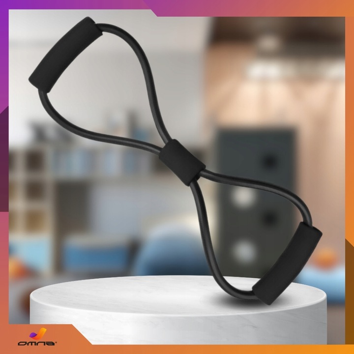 Zestaw do ćwiczeń w domu siłowych roller skakanka mata ekspander ściski 7w1