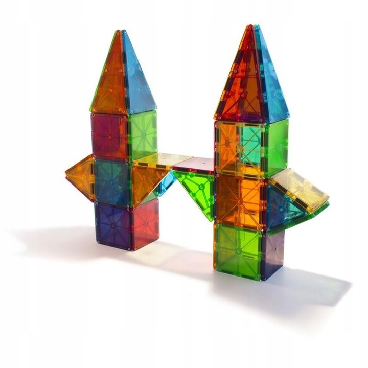 MAGNA TILES Klocki Magnetyczne Konstrukcyjne Classic 100 elementów