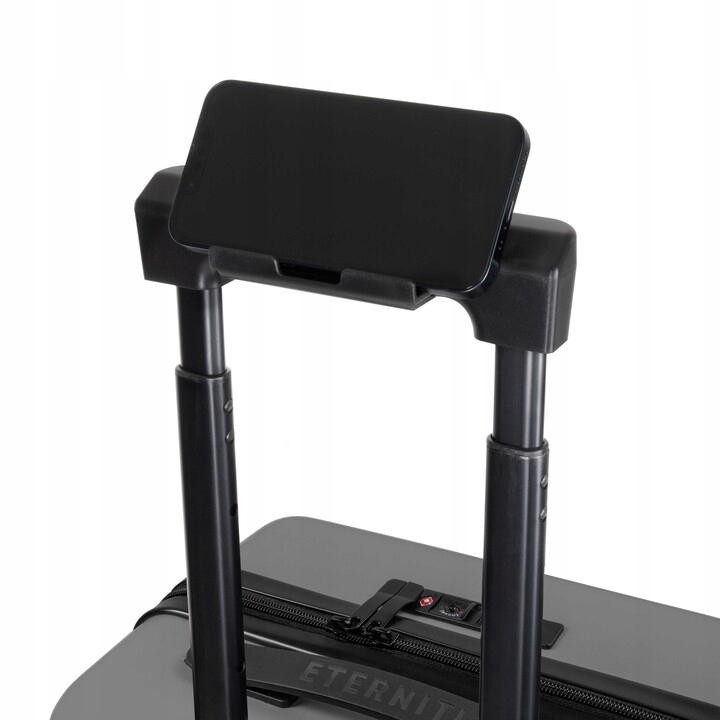 Walizka - Materiał ABS | kółka 360° | zamek TSA | uchwyt na telefon i napój