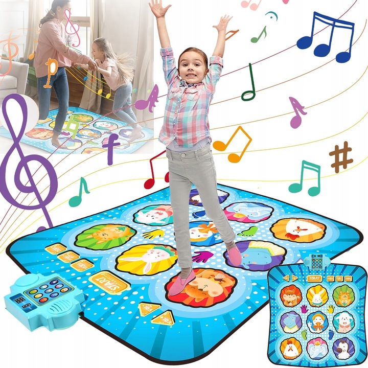 MATA DO TAŃCZENIA MUZYCZNA TANECZNA DLA DZIECI GRA INTERAKTYWNA TAŃCA ZABAW