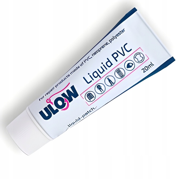 Łatka w Płynie do Basenu Materaca Pontonu Plandeki Klej PVC Bezbarwny WELUR