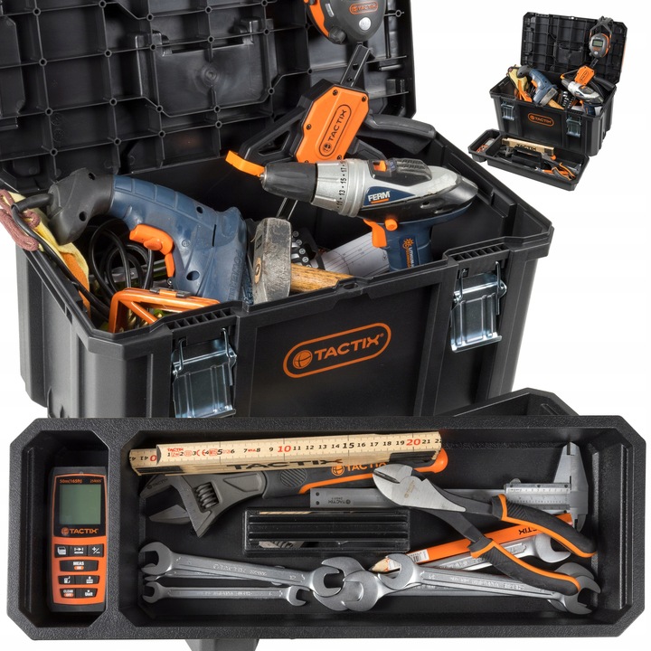 Skrzynka narzędziowa modułowa 4w1 mobilna - TACTIX