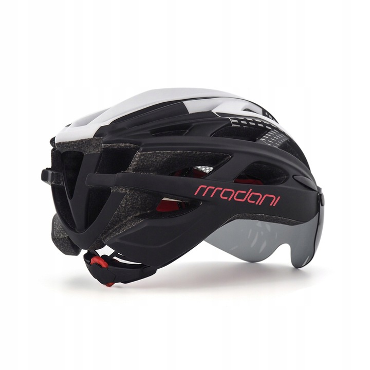 Kask rowerowy z szybą HT19 - madani