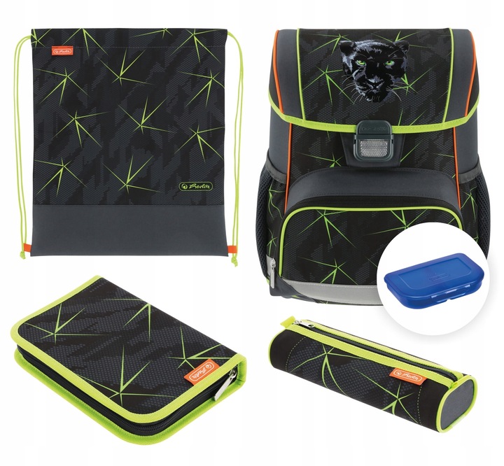 Tornister z wyposażeniem HERLITZ LOOP PLUS WILD LIFE + GRATIS