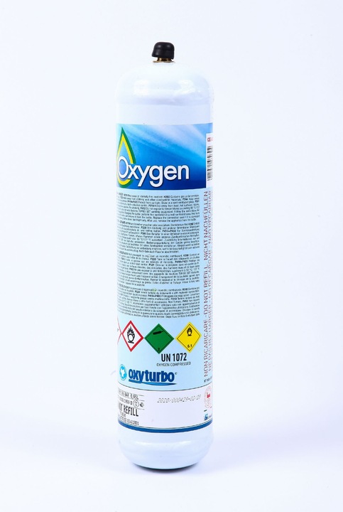 Tlen do palników, butla z tlenem 950ml Oxygen