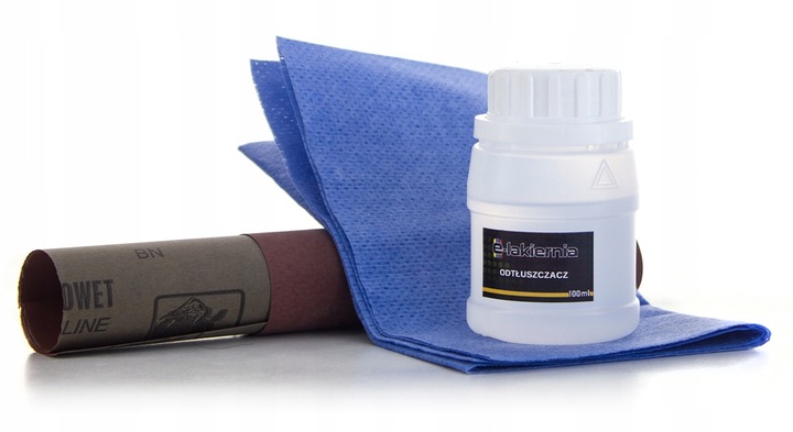 LAKIER SAMOCHODOWY SPRAY ZESTAW DO PLASTIKU KAŻDY KOLOR E-LAKIERNIA