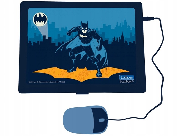 Dwujęzyczny laptop edukacyjny Lexibook Batman pol/ang komputerek dla dzieci
