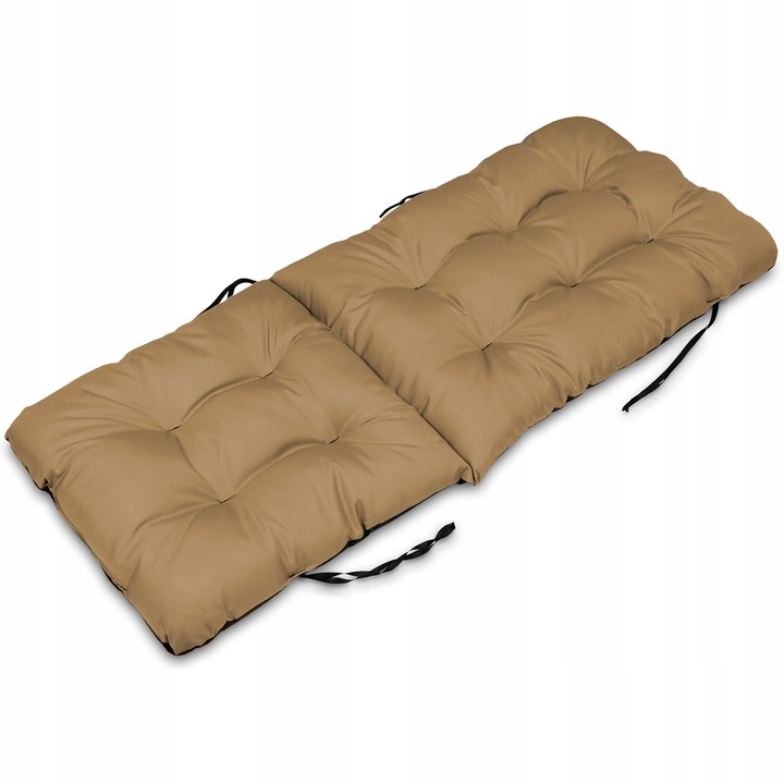 PODUSZKA NA KRZESŁO LEŻAK poduszka NA FOTEL OGRODOWY 48x48x75 beżowa