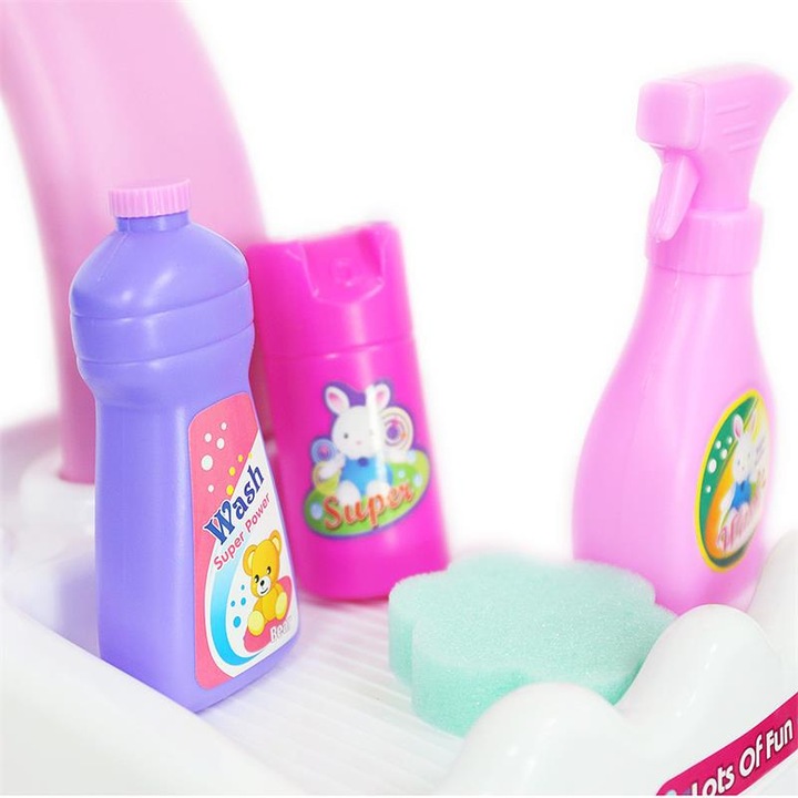 ZESTAW DO SPRZĄTANIA dla dzieci ODKURZACZ WCIĄGA WÓZEK MOP MIOTŁA SPRAY