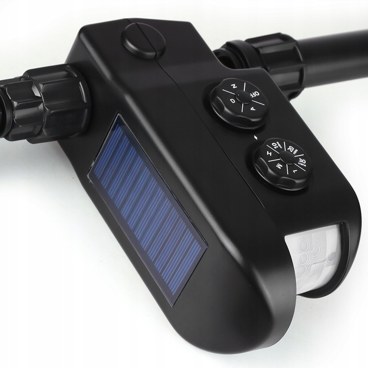 WODNY ODSTRASZACZ ZWIERZĄT KOTY PSY PTAKI KUNY Podczerwień OBRÓT 360° SOLAR