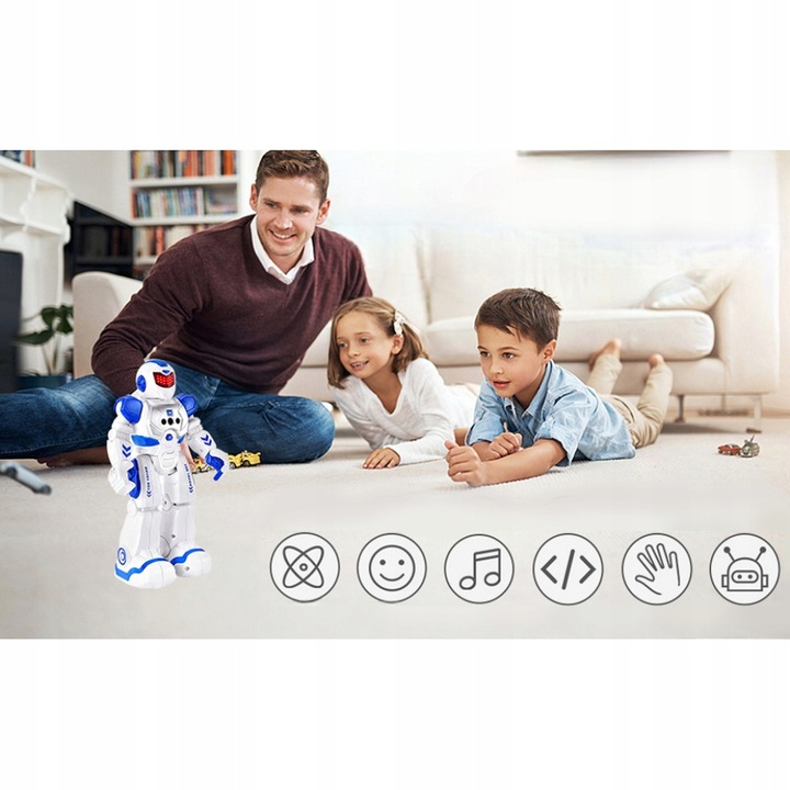 ROBOT Z PROGRAMOWANIEM ZDALNIE STEROWANY INTUICYJNE STEROWANIE NA PILOT