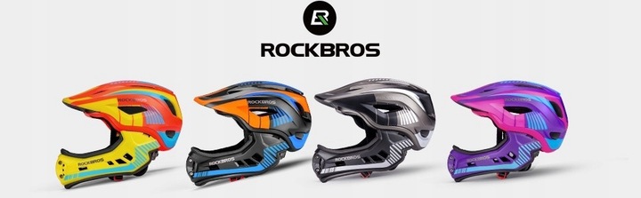Kask rowerowy ROCKBROS dla dzieci Szczęka ca-pom S