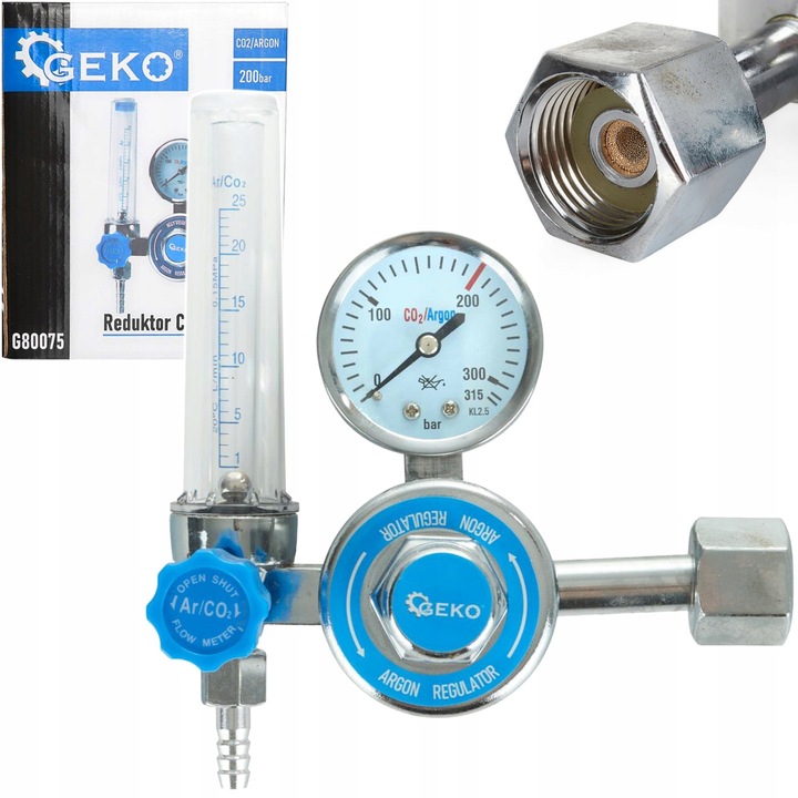 REDUKTOR MIESZANKI CO2 ARGON DO MIGOMATU TIG Z ROTAMETREM