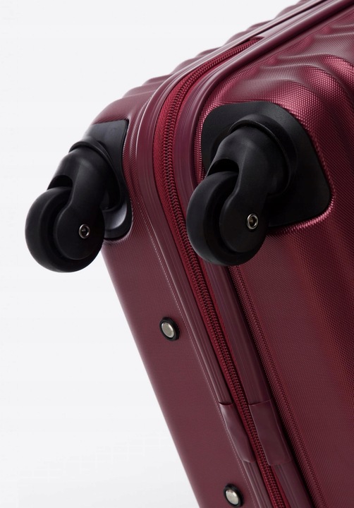 Walizka duża z ABS-u WITTCHEN 56-3A-313-31 bordowa lekka twarda wytrzymała