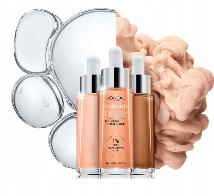 LOREAL TRUE MATCH NUDE PODKŁAD SERUM 4-5 Medium