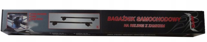 Bagażnik dachowy Jacky Intruder czarny 120cm