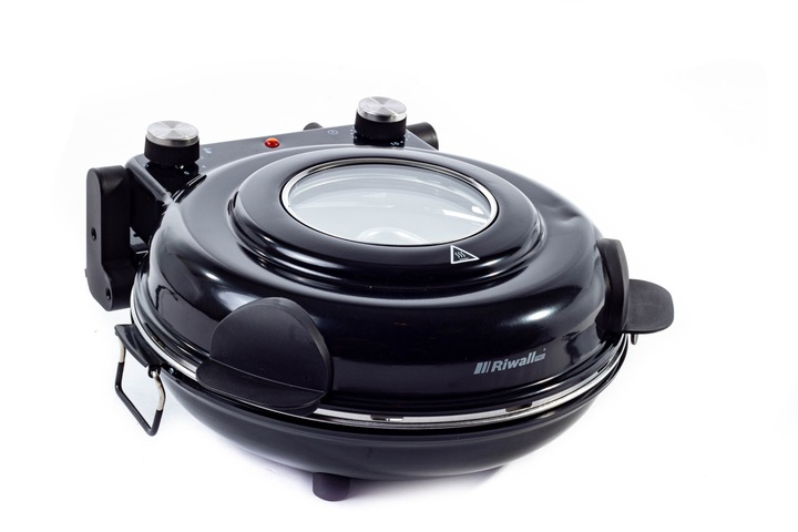 PIEC DO PIZZY ELEKTRYCZNY DOMOWY RIWALL RPZZ-01 KAMIEŃ 420°C 1200W 2x Łopat