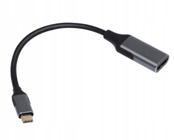 Kabel USB-C DisplayPort 1.2 Żeński Adapter 4K 60HZ Full HD Przewód MHL 1m