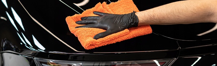 MIĘKKA MIKROFIBRA FIBRA DO AUTA UNIWERSALNA 30X30 CM 220 G