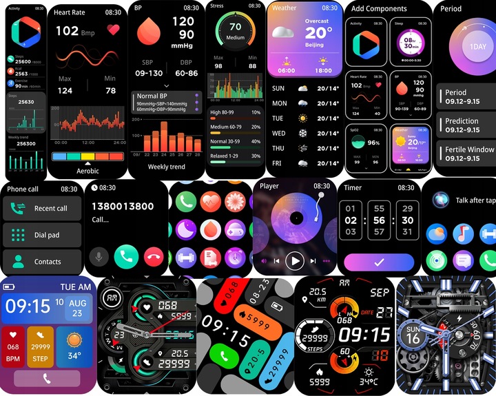 CUBOT C2OPRO SMARTWATCH PANCERNY PULS ROZMOWY TEL