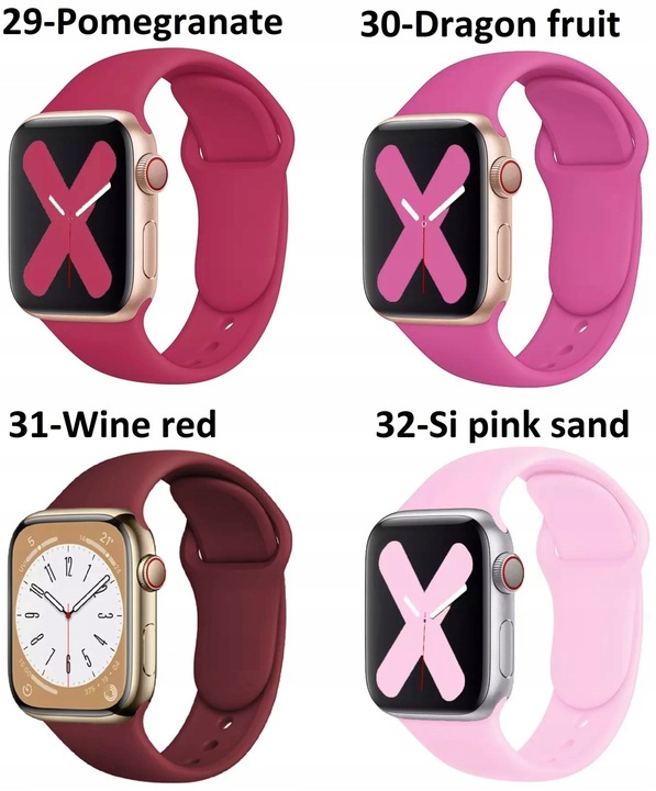 PASEK DO APPLE WATCH 2 3 4 5 6 7 8 9 SE ULTRA 2 38/40/41/42/44/45/49m Sport