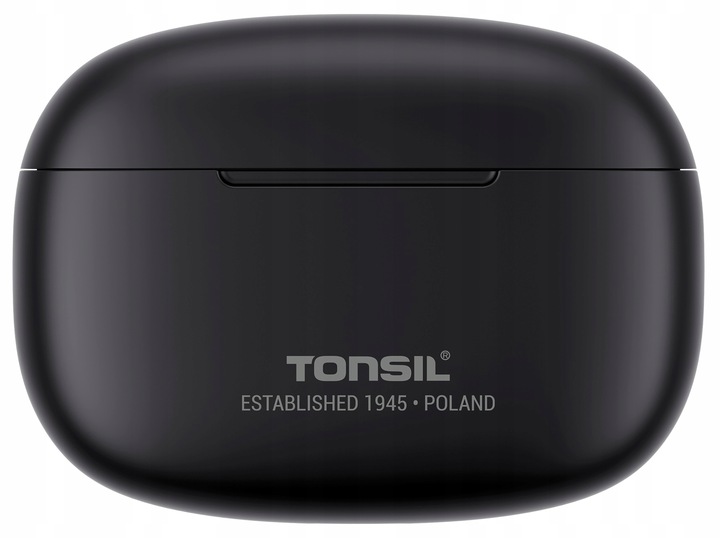CZARNE SŁUCHAWKI Bezprzewodowe Dokanałowe TONSIL T50 BT Bluetooth IPX5 V5.3