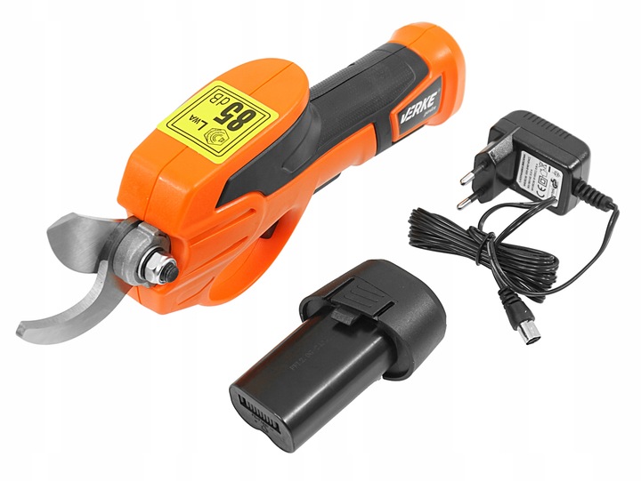 SEKATOR AKUMULATOROWY ELEKTRYCZNY NOŻYCE OGRODOWY AKU DO KWIATÓW KRZEWÓW