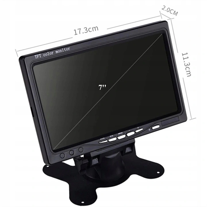 ZESTAW PARKOWANIA Kamera cofania + Monitor LCD 7'