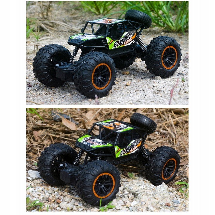 SAMOCHÓD ZDALNIE STEROWANY TERENOWY, AUTO NA PILOTA, DUŻY, AKU+EBOOK+GRATIS