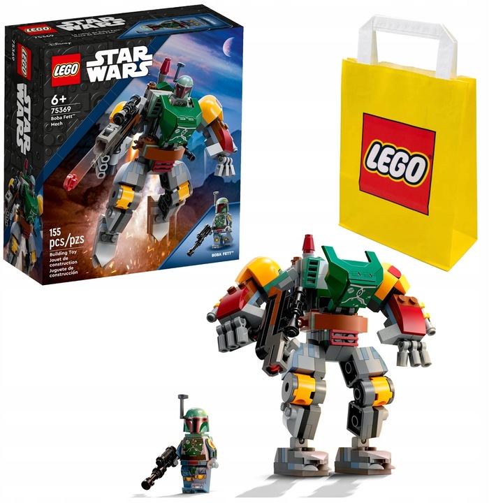 KLOCKI LEGO | STAR WARS 75369 MECH BOBY FETTA PREZENT DLA DZIECKA + TORBA