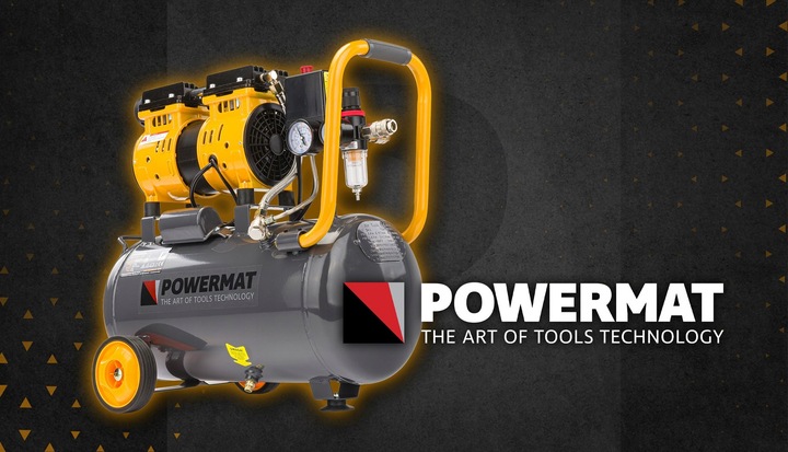 KOMPRESOR BEZOLEJOWY 24L SPRĘŻARKA 8 BAR 220l/min 230V SEPARATOR CICHY 59dB