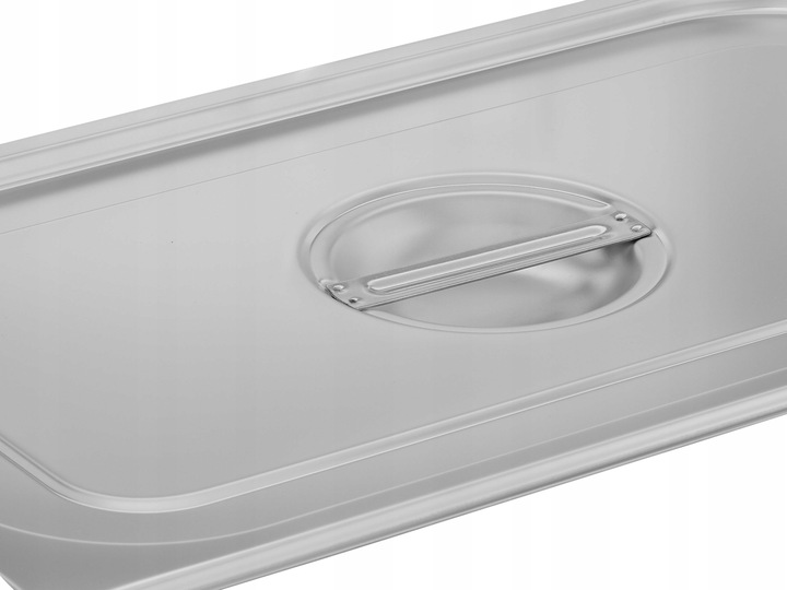 Pokrywa gastronomiczna GN 1/1 stal nierdzewna z wycięciem TECHNICA