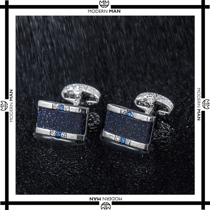 Spinki do Mankietów Eleganckie Spinki do Koszuli+ Pudełko Prezent dla Niego