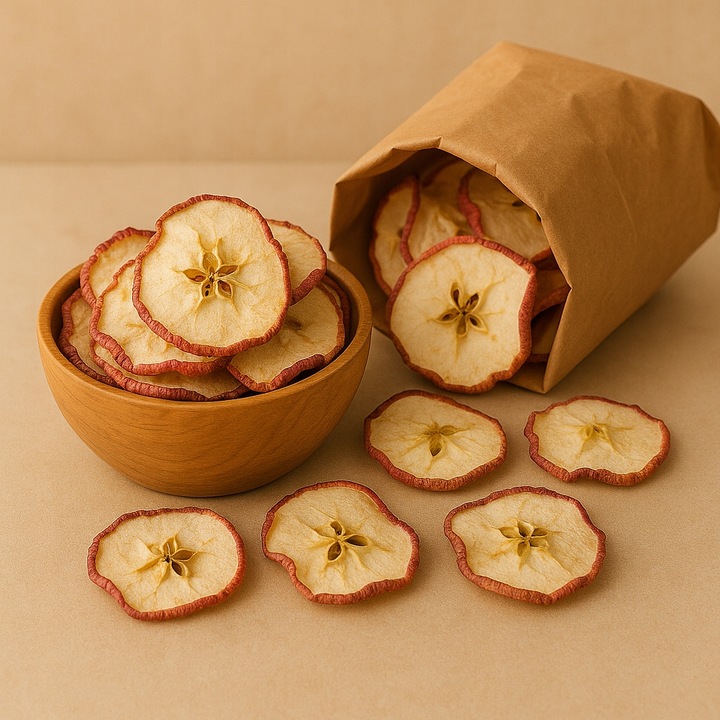 JABŁKA SUSZONE 1kg CHIPSY JABŁKOWE DOSKONAŁE JAKOŚĆ PREMIUM