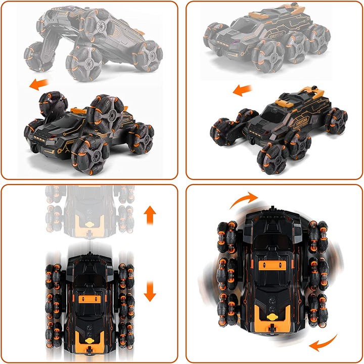 SAMOCHÓD ZDALNIE LED STEROWANY RĘKĄ GESTAMI +PILOT