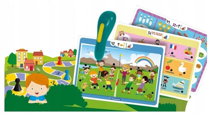 MÓWIĄCE PIÓRO 1000 PYTAŃ GRA EDUKACYJNA CLEMENTONI