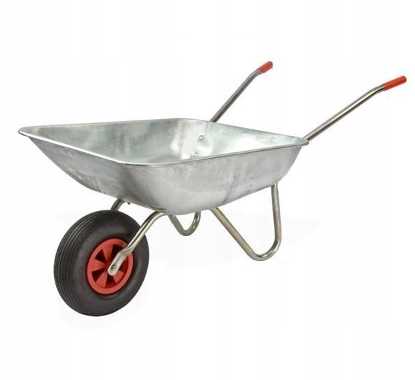 TACZKA WÓZEK OCYNK OCYNKOWANA LEKKA OGRODOWA 80L