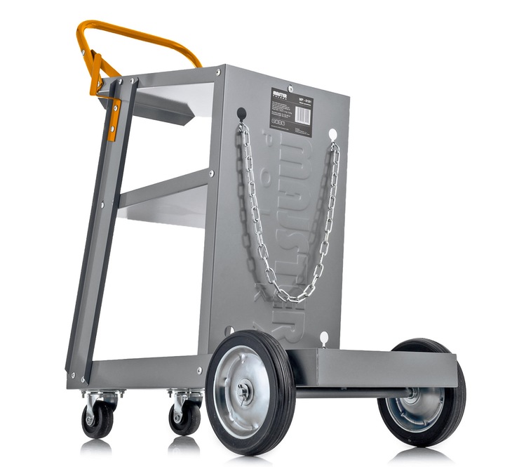 WÓZEK SPAWALNICZY DO SPAWAREK z półką na butle na kółkach 4 półki MP0181