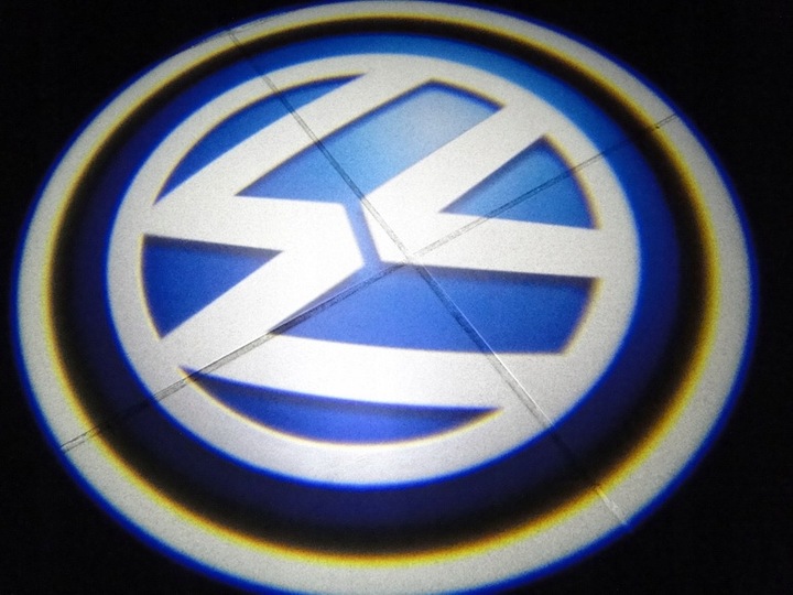 ŚWIATŁA LED POWITALNE LOGO VW BEZPRZEWODOWE LASER